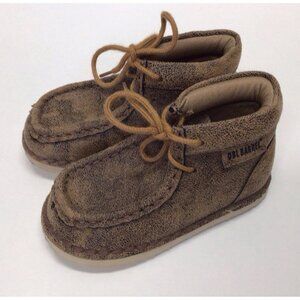 Dbl Double Barrel Chukka Boot US Size 10 Toddler Brown Western Shoes